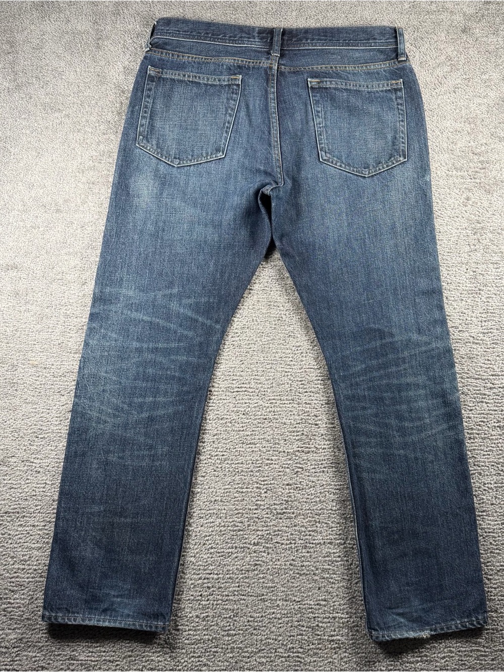 J Crew 770 Jeans 32x30 Fits 34x30 Mens Sutton Wash 37875 Whiskering Distressed - Picture 2 of 9